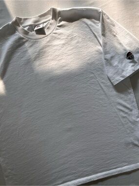 Vuarnet France White T-Shirt Logo Sleeve Casual Tee